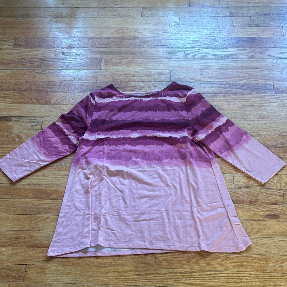 Tie Dye Pink Half Sleeve T-Shirt Top